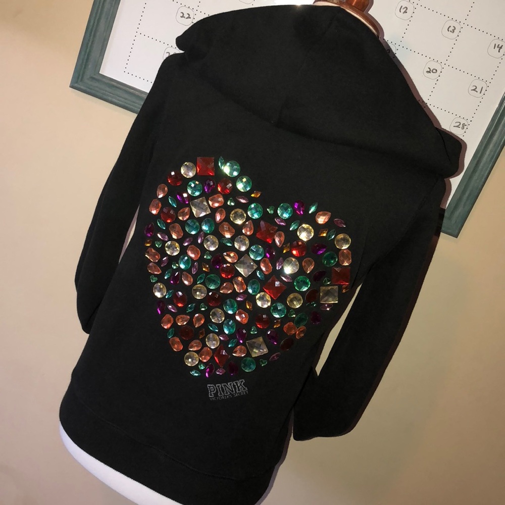 Pink jewel hoodie